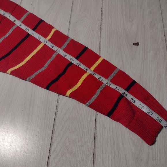 Paul & Shark Vintage Red Striped Knit 1/4 Zipper Sweater XXL - Picture 5 of 8